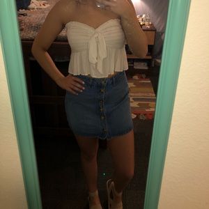 Crochet AEO tube top